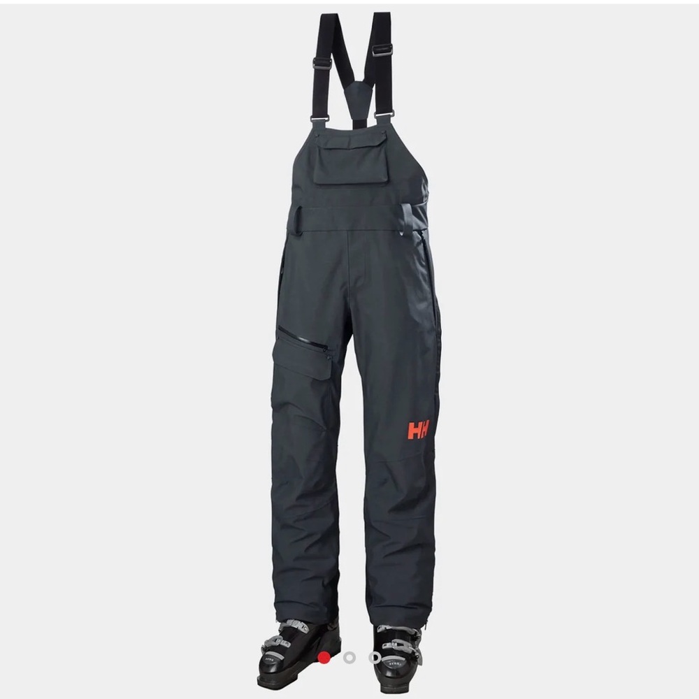 Helly Hansen Women's Powderqueen 2.0 Snow Pants /  Bib Size Medium / Slate Color